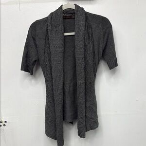 The Limited Elegant Gray Women's Open Sweater